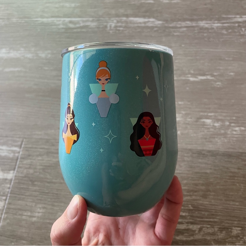 NWT Corkcicle runDisney Princess Half Marathon Stemless Insulated Wine Tumbler